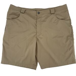 Straight Down Men’s Shorts Tan Size 40 Performance Chino Golf Stretch EUC